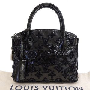 【本物保証】 布袋付 超美品 ルイヴィトン LOUIS VUITTON モノグラム ヴェルニ ロックイットBB ブークレット ハンドバッグ ブラック M40770