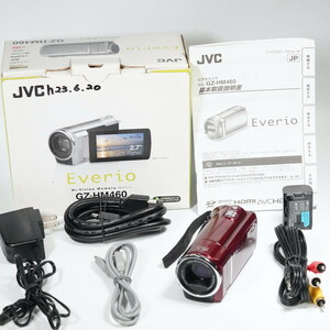 JVC Victor Everio GZ-HM460-R レッド 元箱 /1183 動作OK 1週間保証