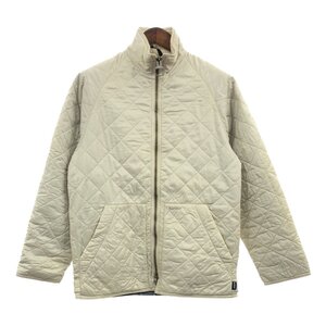 イングランド製 Barbour バブアー フライウェイト キルティングジャケット ベージュ (メンズ SMALL) 中古 古着 Q2301