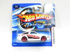 (n1669）ホットウィール TOYOTA TRUENO AE-86 トヨタ ハチロク No.15 日本語ショートカード