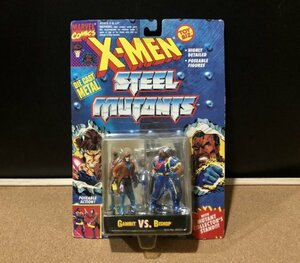 Ｘメン／スチールコレクション　ビショップＶＳガンビット　国内版　Ｘ－ＭＥＮ　ＭＡＲＶＥＬ　ＴＯＹＢＩＺ　タカラ