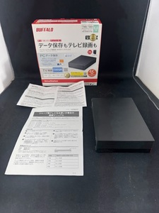 ■中古品 BUFFALO バッファロー 外付け ハードディスク 6TB USB3.2 Gen1 HD-EDS6U3-BC ブラック