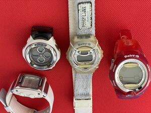 CASIO カシオ Baby-G 3点本体のみ1点4点まとめジャンク品管理番号8-A116