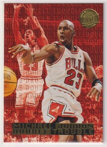 NBA MICHAEL JORDAN 1995-96 FLEER ULTRA DOUBLE TROUBLE GOLD MEDALLION BASKETBALL BULLS マイケル・ジョーダン ブルズ バスケットボール