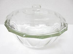 極美品■iwaki 岩城 PYREX パイレックス 蓋付き ふち飾り ボウル サラダボウル 耐熱 3230 管理1806 L-3