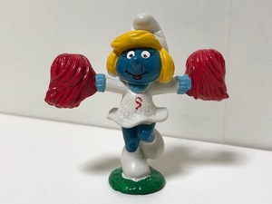 【 スマーフ PVC フィギュア 】 SMURF SMURFETTE スマーフェット チア チアガール SCHLEICH シュライヒ SMURF VINTAGE PVC FIGURE V6-81-90