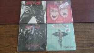 MOTLEY CRUE シュリンク付き美品LPレコード4枚セット