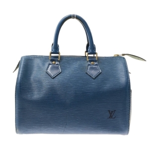 ルイヴィトン LOUIS VUITTON ハンドバッグ M43015 スピーディ25 レザー（LVロゴの刻印入り） トレドブルー VI0964 バッグ エピ