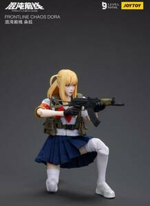 ☆新品　1/12　女性アクションフィギュア　FRONTLINE CHAOS DORA　JOYTOY　女子高生　ミリタリー　未使用