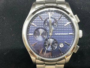 ☆美品☆EMPORIO ARMANI エンポリオ アルマーニ 腕時計 AR11528 メンズ クロノグラフ [77-1024-O1]