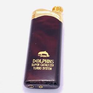 【ライター】イルカ DOLPHINS SUPER CATALYZER TURBO SYSTEM 煙草 たばこ 喫煙 ヴィンテージ 昭和レトロ 20240411Y05