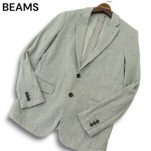 BEAMS ビームス 通年★ カット アンコン テーラード ジャケット Sz.S　メンズ グレー　A4T09191_8#O