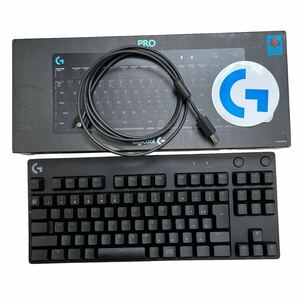 【１円出品】Logicool G(ロジクール G) PROゲーミングキーボード リニア 有線 メカニカル キーボード 静音 日本語配列 G-PKB-002LN