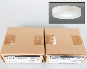 [未開封品 2点セット] 東芝ライテック LED 小形シーリングライト LEDG87035N-LS 昼白色 (3) [西那須野店]