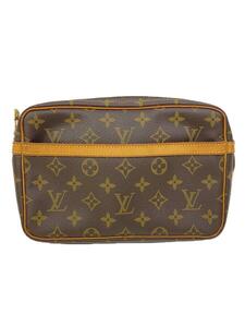 LOUIS VUITTON◆コンピエーニュ23_モノグラム・キャンバス_BRW/-/BRW/総柄