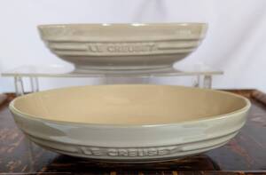 　ル・クルーゼ(Le Creuset)　ボウル オーバル・ボール 楕円 2個セット 　*カレー皿 パスタ皿 ル・耐熱 耐冷 電子レンジ オーブン