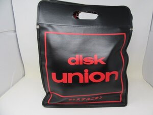 ◆DISKUNION　ディスクユニオン　レコードバッグ　キャリングバッグ　LPサイズ　中古◆9479★