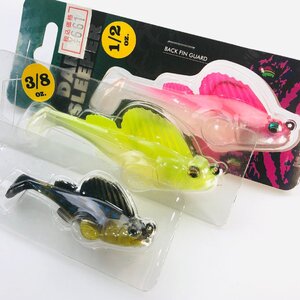 【h344】メガバス ダークスリーパー 1/2oz 3/8oz 6g 計3セット ボトム専用スイムベイト | Megabass バス釣り 釣具 ルアー ワーム