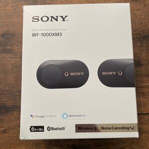 ワイヤレスノイズキャンセリングステレオヘッドセット WF-1000XM3（B） ブラック