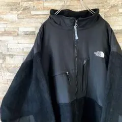 90s The North Face ノースフェイス 刺繍デナリジャケット 黒