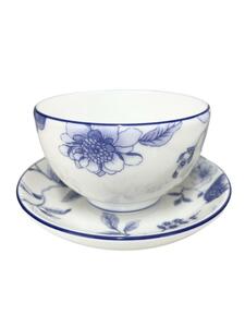 WEDGWOOD◆ボーンチャイナ BLUE PLUM ブループラム ジャパニーズティーカップ&ソーサー