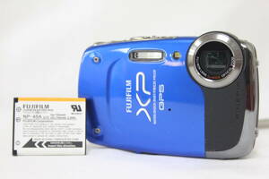 【返品保証】 フジフィルム Fujifilm Finepix XP30 ブルー 5x Wide バッテリー付き コンパクトデジタルカメラ v8221