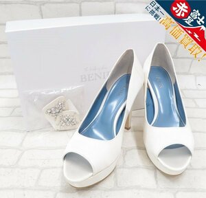 3S0426/BENIR Satin Open Toe 12cm ベニル サテン ウエディングシューズ