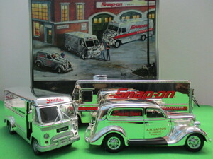 【在庫１点のみ】 スナップオン Snap on グッズ PIECE CHROME COLLECTORS SET 1961 Divco Stepvan セット ジオラマ ミニカー 展示品 未使用