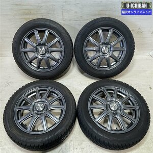 タフト MA26S/36S ソリオ 等 ファイナルスピード 4.5-15+45 4H100 ファルケン W-ACE 165/65R15 15インチ スタッドレス 4本セット 009