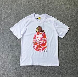 【人気デザイン】a bathing ape tシャツ アベイシングエイプ bape T 半袖 メンズ レディース 男女兼用