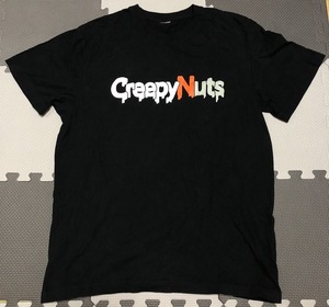 Creepy Nuts クリーピーナッツ Tシャツ 黒 ブラック