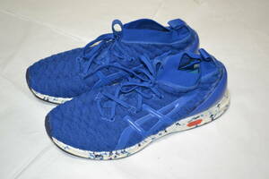 855　asics　アシックス　ランニングシューズ　HyperGEL-KAN ハイパーゲルカン　GEL　ブルー×ブルー　28.5cm　1021A032