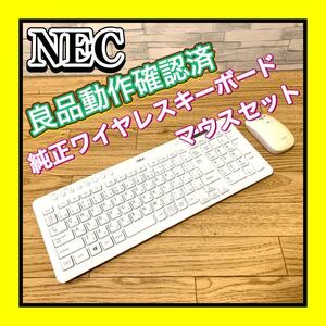 NEC 純正ワイヤレスキーボードマウスセット KG-1129 MG-1625 NEC一体型デスクトップパソコン付属品 PC-DA700HAW等に