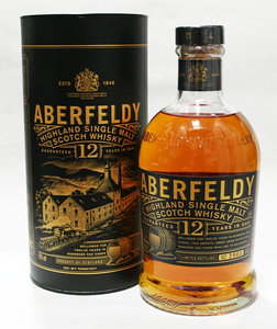 未開栓 ★ Aberfeldy アバフェルディ 12年 ハイランド シングルモルト ウイスキー 700ml 40% 箱付 ★ 1円スタート