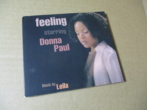 CD■DONNA PAUL「FEELING」　Music by Leila 　　ドナポール