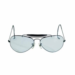 美品 B&L Ray-ban ボシュロム レイバン USA製 アウトドアーズマン ティアドロップ型 サングラス 眼鏡 アイウェア ブラック