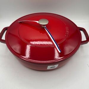 新品　ストウブ staub ブレイザー ソテーパン 28cm チェリー　【241228-05】