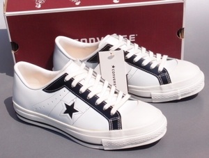 デッド!! US 8 / 26,5ｃｍ 新品!! 100周年記念!! 日本企画 CONVERSE ONESTAR PRT OX ワンスター プロト 白x黒