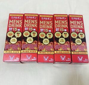 大正製薬 ミナルギン 5本セット 亜鉛 MENS DRINK マカ スッポン 活力 栄養ドリンク 精力 ガラナ メンズドリンク