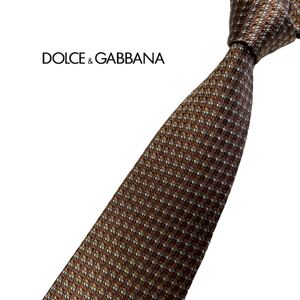 DOLCE&GABBANA ネクタイ 小紋柄 ドルチェ&ガッパーナ USED 中古 m420