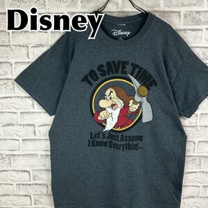 Disney ディズニー 白雪姫 7人の小人 グランピー Tシャツ 半袖 輸入品 春服 夏服 海外古着 洋画 映画 キャラクター シネマ ムービー