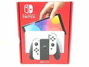 ☆初期化済み Nintendo Switch/ニンテンドースイッチ 有機ELモデル ジョイコン ホワイト 同梱不可 1円スタート