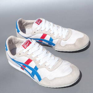 美品!! US7.5/ 25.5 cm 限定!! オニツカタイガー SERRANO セラーノ 白xトリコロール Onitsuka Tiger