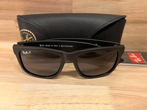 レイバン　Ray-Ban　ジャスティン　サングラス　偏光レンズ　マットブラック