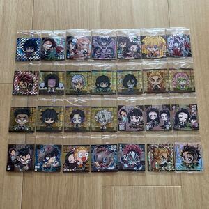 鬼滅の刃 デフォルメシール ウエハース 其ノ五 全29種 フルコンプ 竈門炭治郎 禰豆子 Demon Slayer Metallic Sticker 未開封品