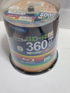 ☆新品未開封品☆100枚パック◆バーベイタム 360分 6倍速対応BD-R DL/VBR260RP100SV1/50GB/Verbatim☆送料無料