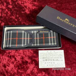 極美品 BURBERRYバーバリー ノバチェック チェック キャンパス ペンケース ケース