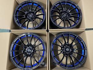 売切 限定1台分 新品 WEDS ウェッズスポーツ SA72R 18x9.5+38 5/114.3 BLC2 WRX STI VAB（6ポット車も対応）WRX S4 VAG チューナーサイズ