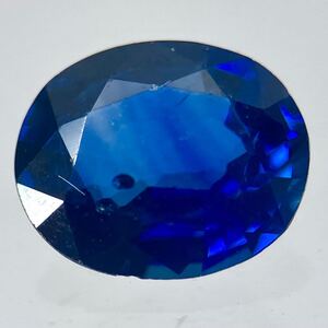 ソ付き!!1円〜!!◆天然サファイア0.63ct◆d 約5.90×4.92×2.50mm ルース 裸石 宝石 サファイア sapphire w3/288