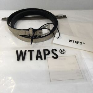 WTAPS ダブルタップス ベルトPVC アニマル211MYDT-AC01 ベージュ タグ付き 679769